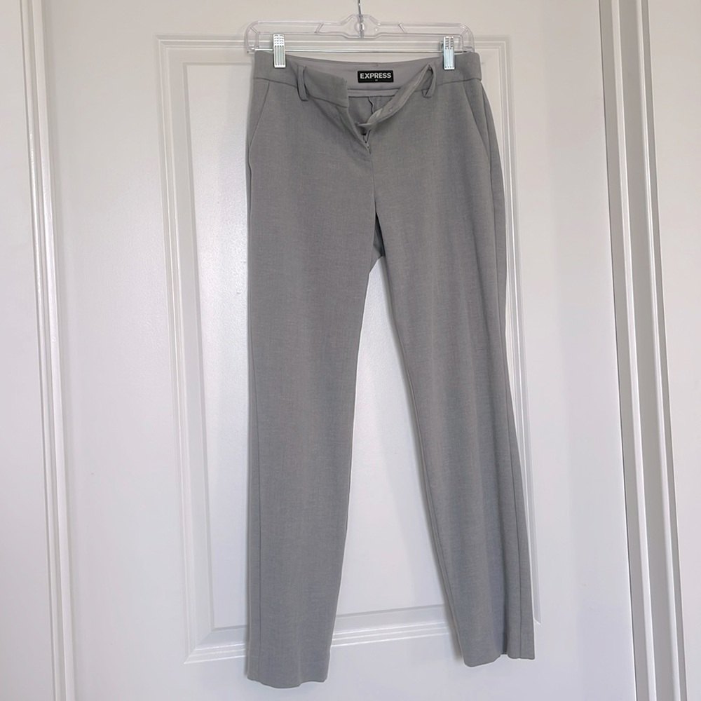 Express Columnist Light Gray Dress Pants Size 2